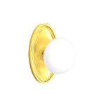 Latón sin Laca · Oval Rosette