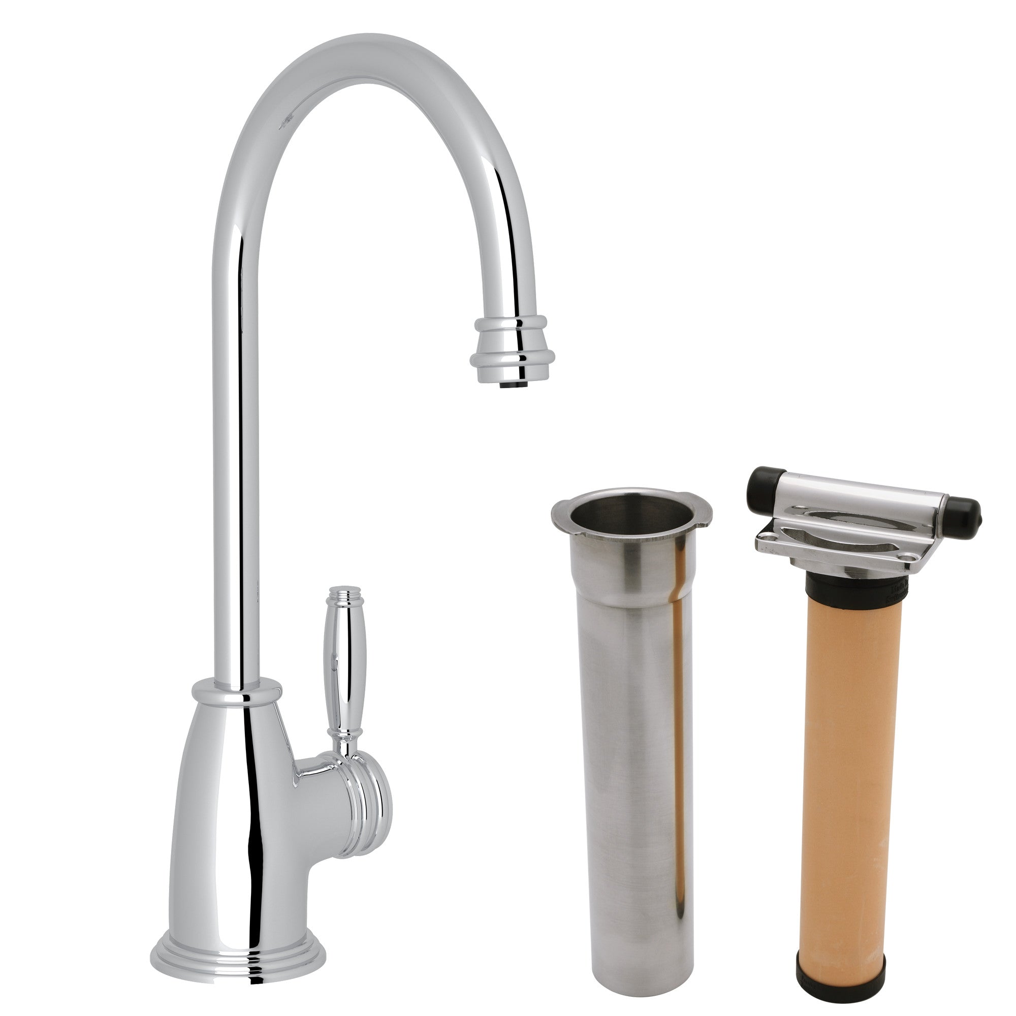 Rohl Gotham Kit de Mezcladora Filtradora de Cocina - Cromo Pulido