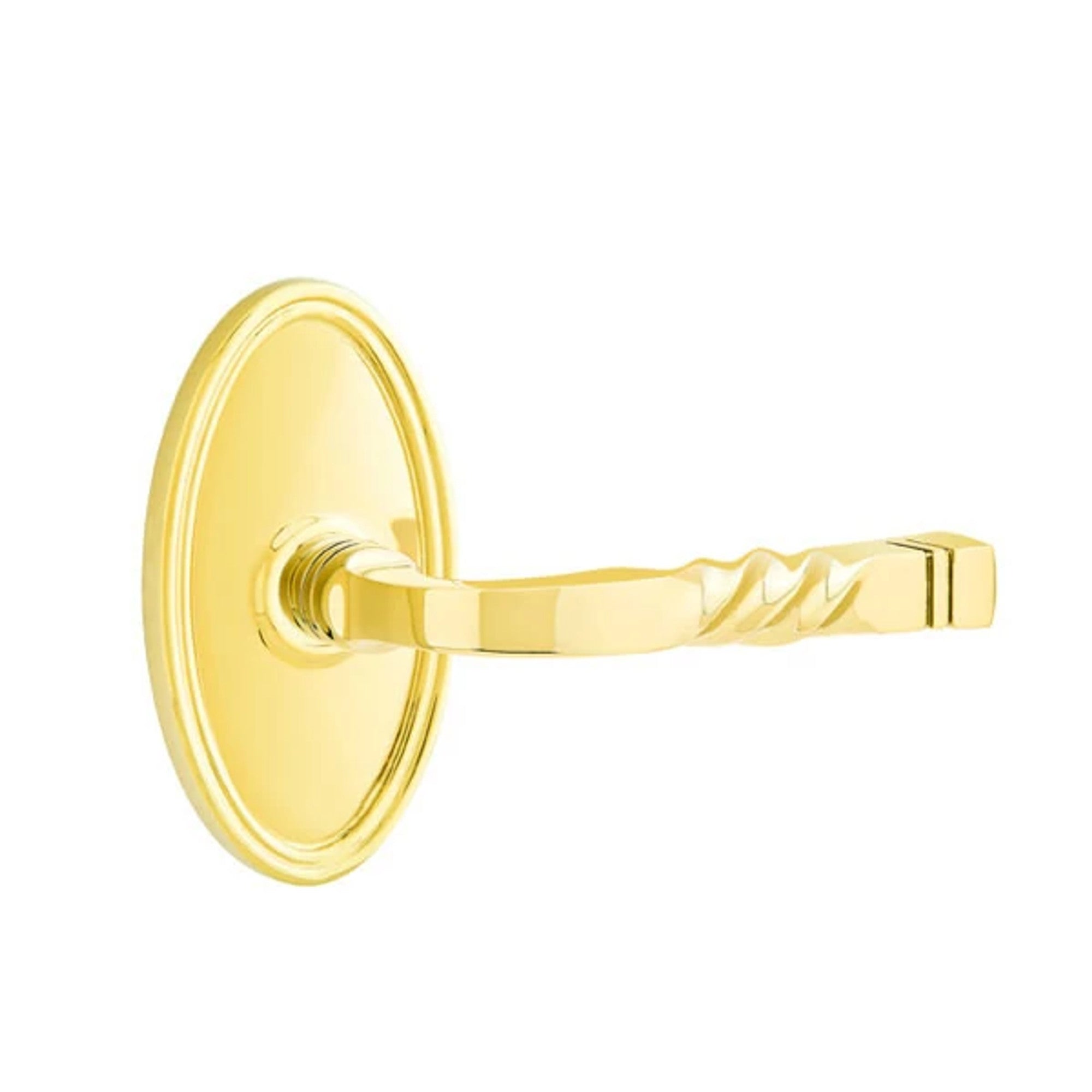 Latón sin Laca · Oval Rosette