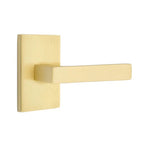 Latón Satinado · Modern Rectangular Rosette