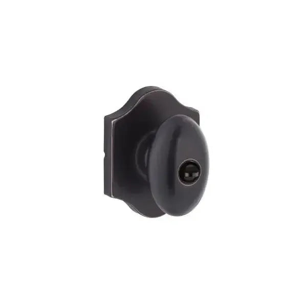 Yale Expressions Everly rosette with Keyed Auburn knob, Kwikset keyway