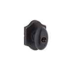 Yale Expressions Everly rosette with Keyed Auburn knob, Weiser keyway