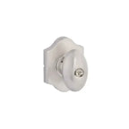 Yale Expressions Everly rosette with Keyed Auburn knob, Weiser keyway