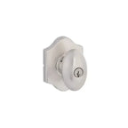 Yale Expressions Everly rosette with Privacy Auburn knob — Níquel Satinado