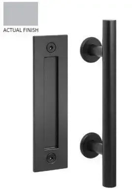 Yale Expressions Bar Door Handle with Flush Pull — Plata