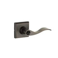 Yale Expressions Ellington rosette with Keyed Brunswick lever, Weiser keyway — Bronce Aceitado