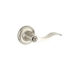 Yale Expressions Maguire rosette with Keyed Brunswick lever — Níquel Satinado