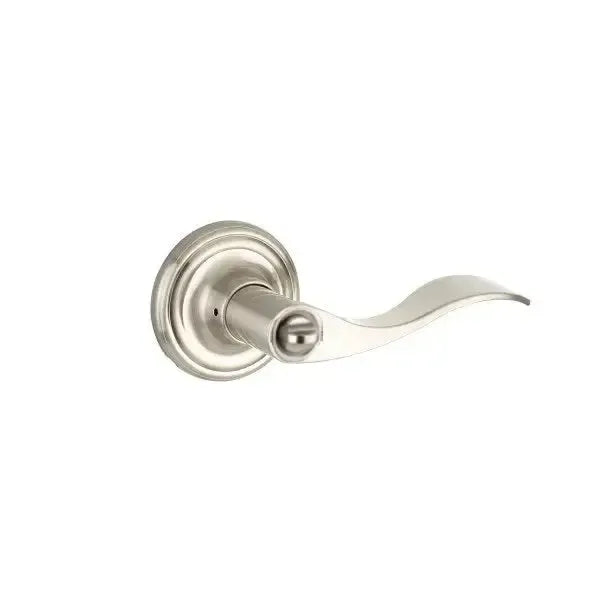 Yale Expressions Maguire rosette with Keyed Brunswick lever — Níquel Satinado