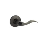 Yale Expressions Owen rosette with Keyed Brunswick lever, Weiser keyway — Negro Mate