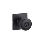 Yale Expressions Marcel rosette with Keyed Dylan knob, Weiser keyway — Negro Mate