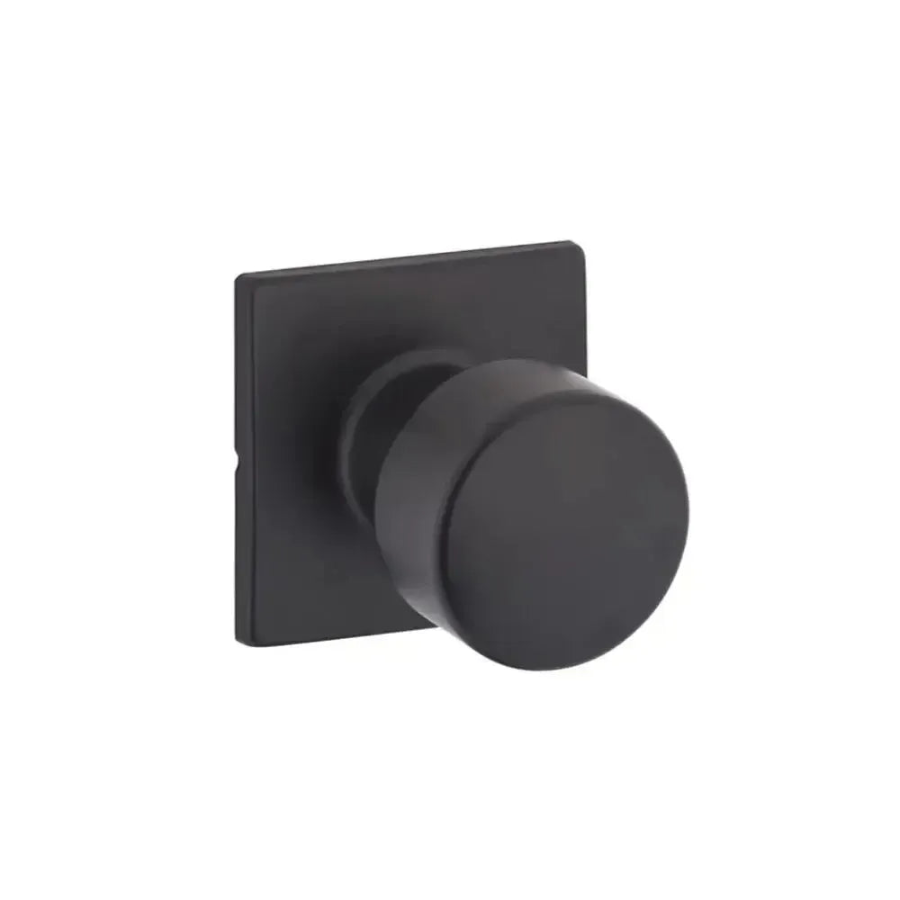 Yale Expressions Marcel rosette with Keyed Dylan knob, Weiser keyway — Negro Mate