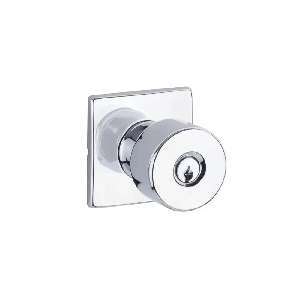 Yale Expressions Marcel rosette with Keyed Dylan knob, Weiser keyway — Cromo Pulido