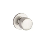 Yale Expressions Owen rosette with Keyed Dylan knob, Weiser keyway — Níquel Satinado