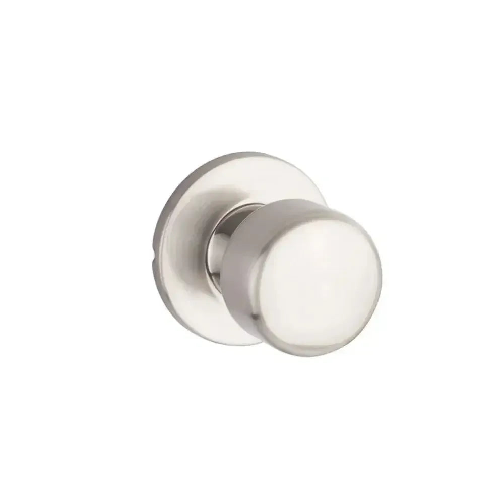 Yale Expressions Owen rosette with Keyed Dylan knob, Weiser keyway — Níquel Satinado