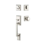Yale Expressions Ellington Single Cylinder Entry Set Walker knob — Níquel Satinado