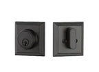 Yale Expressions Ellington Single Cylinder Deadbolt, Weiser keyway — Negro Mate