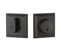 Yale Expressions Ellington Single Cylinder Deadbolt, Kwikset keyway — Bronce Aceitado
