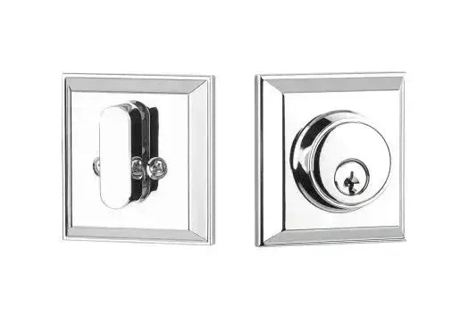Yale Expressions Ellington Single Cylinder Deadbolt, Weiser keyway — Cromo Pulido