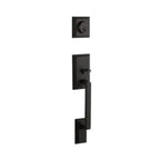 Yale Expressions Ellington Single Cylinder Exterior Entry Set, Weiser keyway — Negro Mate