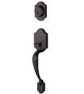 Yale Expressions Everly Single Cylinder Exterior Entry Set, Kwikset keyway — Bronce Aceitado