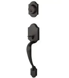 Yale Expressions Everly Single Cylinder Exterior Entry Set, Kwikset keyway — Bronce Aceitado