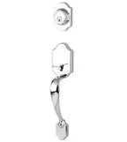 Yale Expressions Everly Single Cylinder Exterior Entry Set, Kwikset keyway — Cromo Pulido