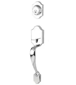 Yale Expressions Everly Single Cylinder Exterior Entry Set — Cromo Pulido
