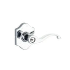 Yale Expressions Everly rosette with Keyed Farmington lever, Kwikset keyway — Cromo Pulido