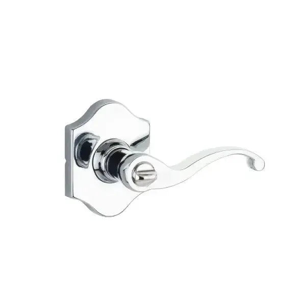 Yale Expressions Everly rosette with Keyed Farmington lever, Kwikset keyway — Cromo Pulido
