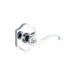 Yale Expressions Everly rosette with Keyed Farmington lever, Kwikset keyway — Cromo Pulido