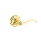 Yale Expressions Maguire rosette with Keyed Farmington lever — Latón Pulido