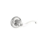 Yale Expressions Maguire rosette with Keyed Farmington lever, Weiser keyway — Cromo Pulido