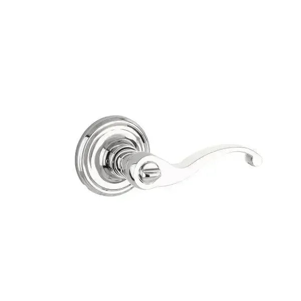 Yale Expressions Maguire rosette with Keyed Farmington lever, Weiser keyway — Cromo Pulido