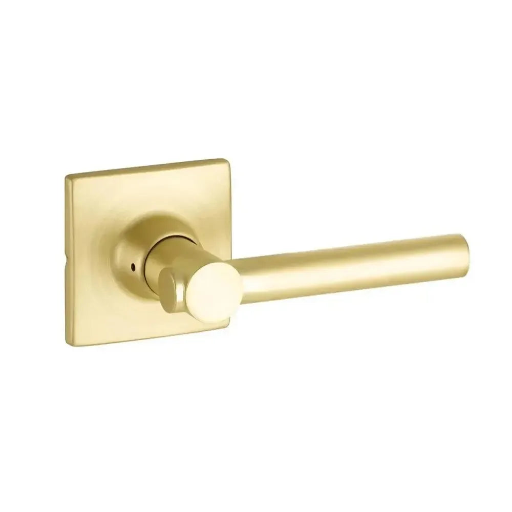 Yale Expressions Marcel rosette with Keyed Holden lever — Latón Satinado