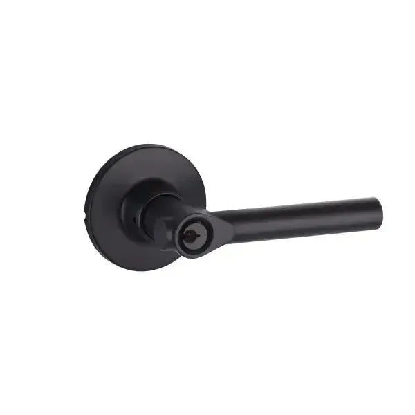Yale Expressions Owen rosette with Keyed Holden lever, Weiser keyway — Negro Mate