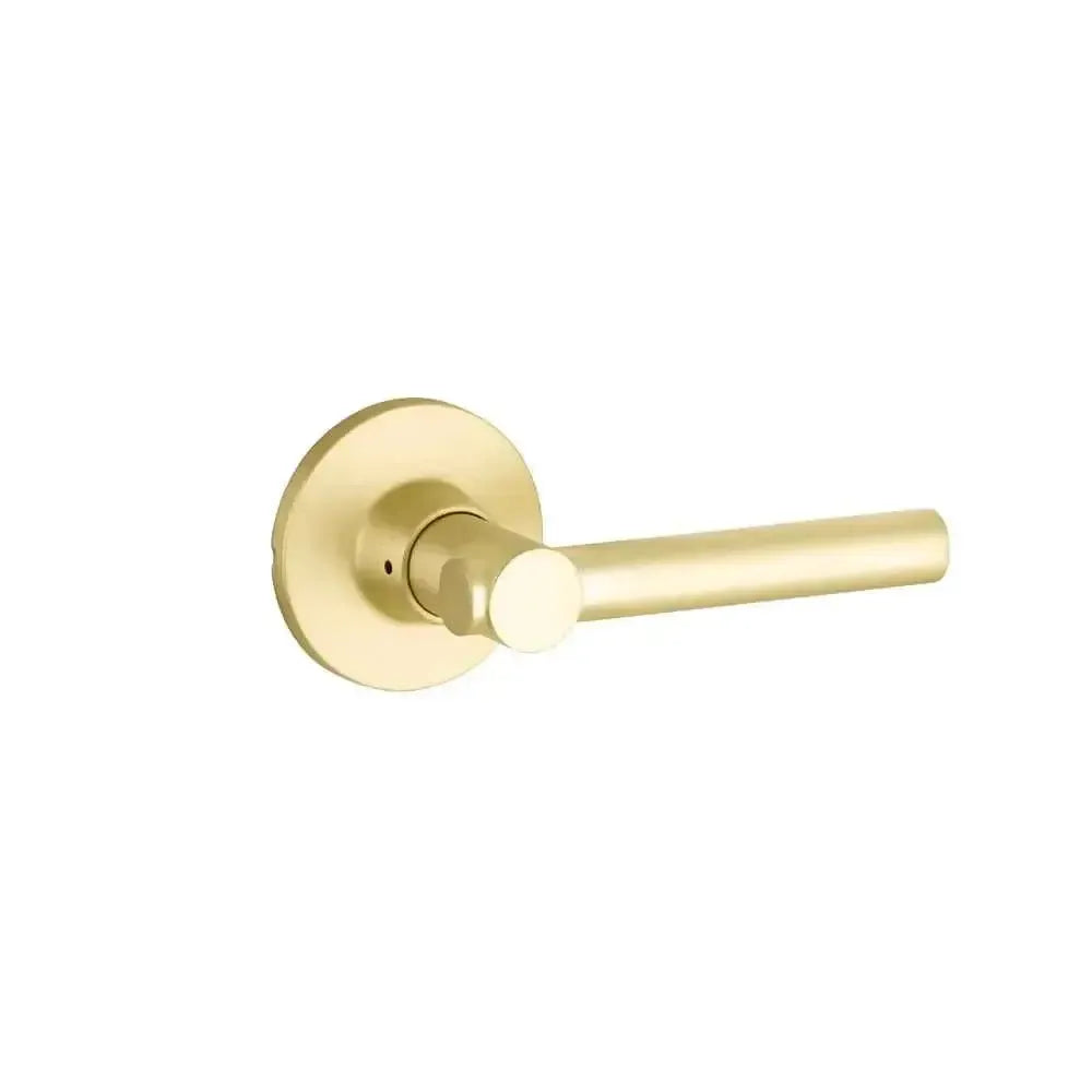 Yale Expressions Owen rosette with Privacy Holden lever — Latón Satinado