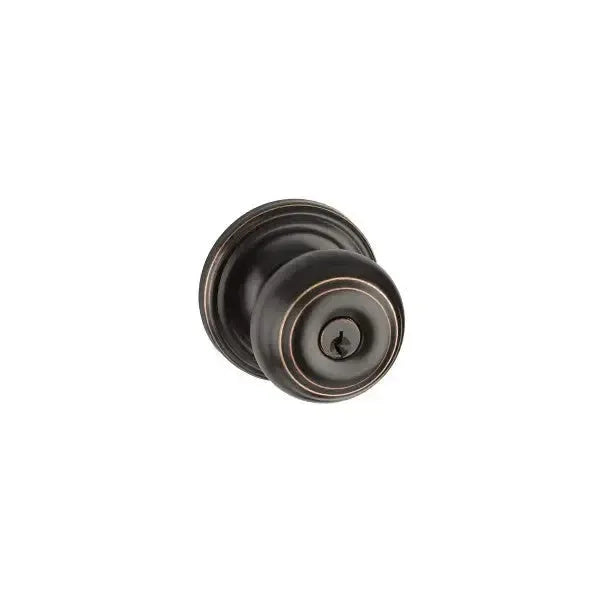 Yale Expressions Maguire rosette with Passage Lewiston knob — Bronce Aceitado