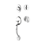Yale Expressions Maguire Single Cylinder Entry Set Auburn knob, Kwikset keyway — Cromo Pulido