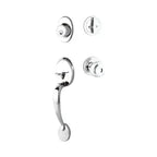Yale Expressions Maguire Single Cylinder Entry Set Lewiston knob — Cromo Pulido