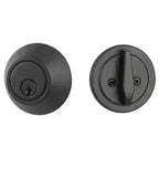 Yale Expressions Maguire Single Cylinder Deadbolt, Weiser keyway — Negro Mate