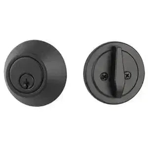 Yale Expressions Maguire Single Cylinder Deadbolt, Weiser keyway — Negro Mate