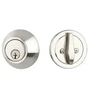 Yale Expressions Maguire Single Cylinder Deadbolt, Weiser keyway — Níquel Satinado
