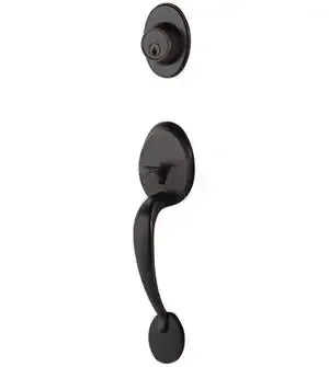 Yale Expressions Maguire Single Cylinder Exterior Entry Set, Weiser keyway — Bronce Aceitado