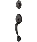 Yale Expressions Maguire Single Cylinder Exterior Entry Set, Weiser keyway — Bronce Aceitado
