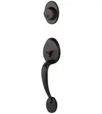 Yale Expressions Maguire Single Cylinder Exterior Entry Set, Weiser keyway — Bronce Aceitado