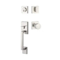 Yale Expressions Marcel Single Cylinder Entry Set with Dylan knob — Níquel Satinado