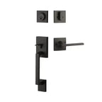 Yale Expressions Marcel Single Cylinder Entry Set with Nils lever — Negro Mate
