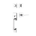 Yale Expressions Marcel Single Cylinder Entry Set with Nils lever, Weiser keyway — Cromo Pulido