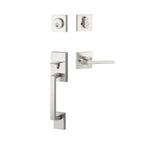 Yale Expressions Marcel Single Cylinder Entry Set with Nils lever, Weiser keyway — Níquel Satinado