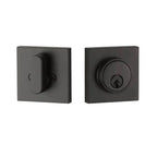 Yale Expressions Marcel Single Cylinder Deadbolt, Weiser keyway — Negro Mate